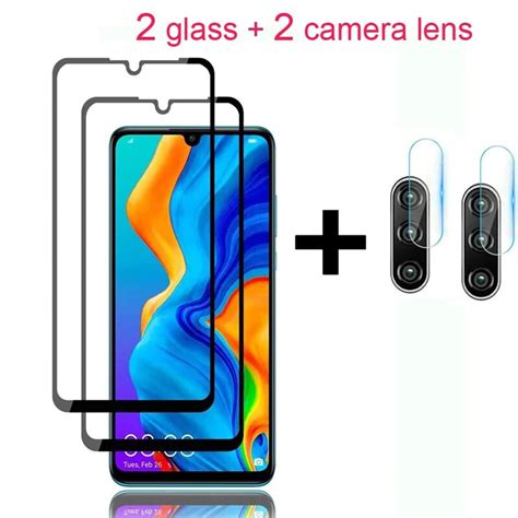 Protectores De Pantalla 4 En 1 Para Huawei P20 P30 P40 P50 Lite Lente