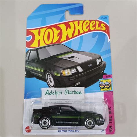 Jual Hotwheels Hot Wheels Mustang Svo Hw The S Then And Now Short Card Shortcard Shopee