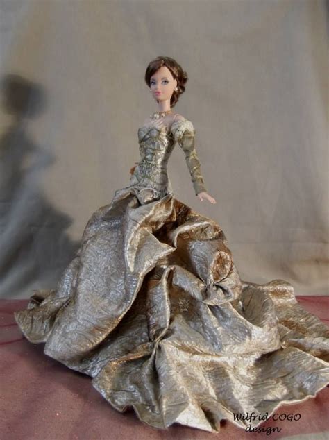 Barbie Photos By Design By Wilfrid Cogo Fashion Barbie Fashion Beautiful Gowns