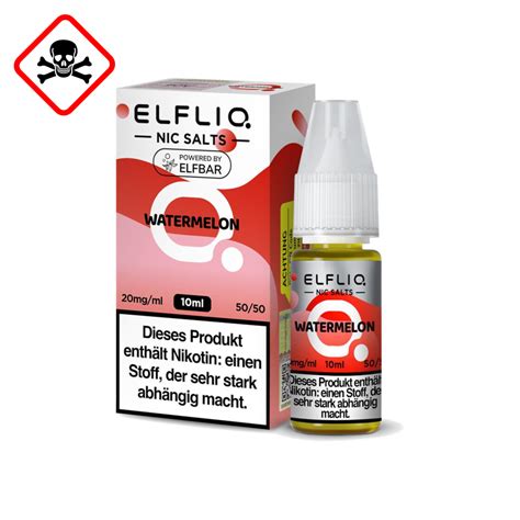 Elfbar Elfliq Mg Watermelon Nikotinsalz Liquid Ml