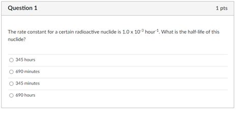 Solved The Rate Constant For A Certain Radioactive Nuclide Chegg