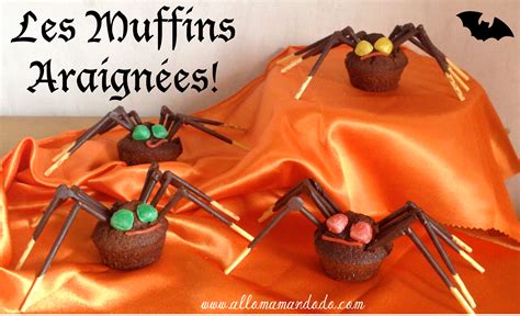 Recette Facile pour Halloweenn Les Muffins Araignées Vidéo Allo