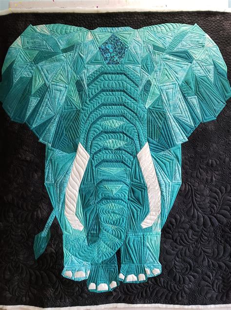 Pin By Barbara Gillespie On Elephant Elephant Quilt Quilting Stitch Patterns Elephant Quilts