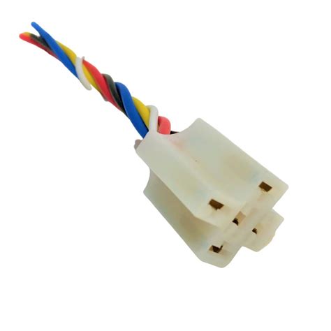 Conector Porta Rele 4 Ou 5 Pinos Fio 1 5mm Chicote Soquete Plug