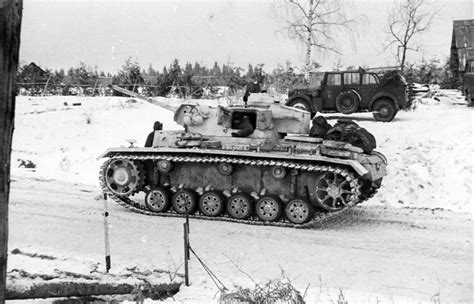 Panzer III Ausf J Of The 12 Panzer Division Fitted With The Long 5 Cm