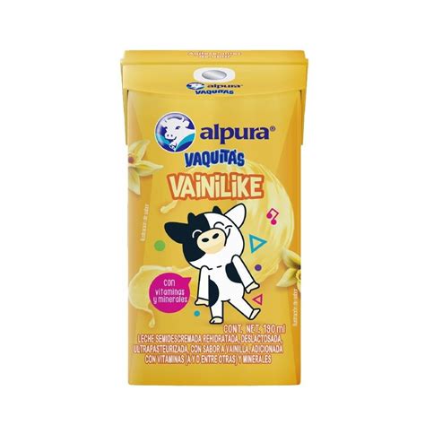 Leche Alpura Vaquitas Sabor Vainilla 190 Ml Walmart