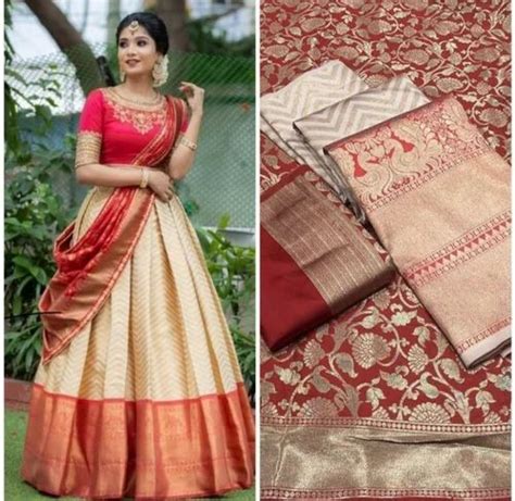 South Indian Half Saree Lehenga At Rs Online