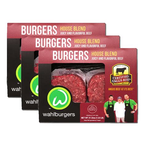 Wahlburgers Certified Angus Beef House Blend 3 Pack Gourmet Kitchn