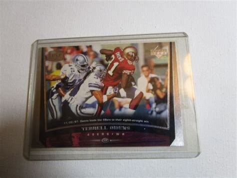 Upper Deck Terrell Owens San Francisco Ers Ebay