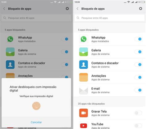 Como Bloquear Aplicativos Senha No Celular Xiaomi