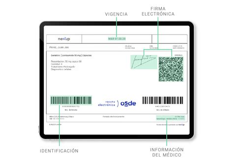 Requisitos de Recetas Electrónicas Digitales Nexup Health