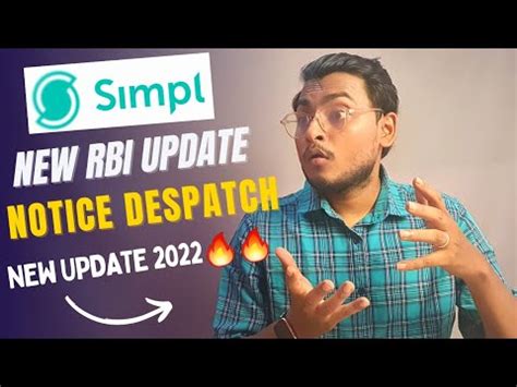 Simpl Pay Later Notice Dispatch Rbi Update Simpl Pay Later Kyc