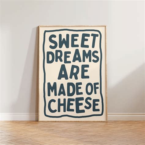 Sweet Dreams Are Made Of Cheese Print – Lune Club