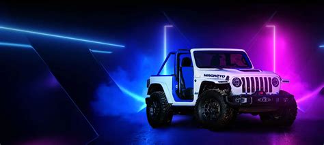 Jeep shows off the Magneto, its Wrangler EV prototype