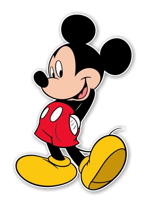 Mickey Mouse "Shy" Precision Cut Decal / Sticker