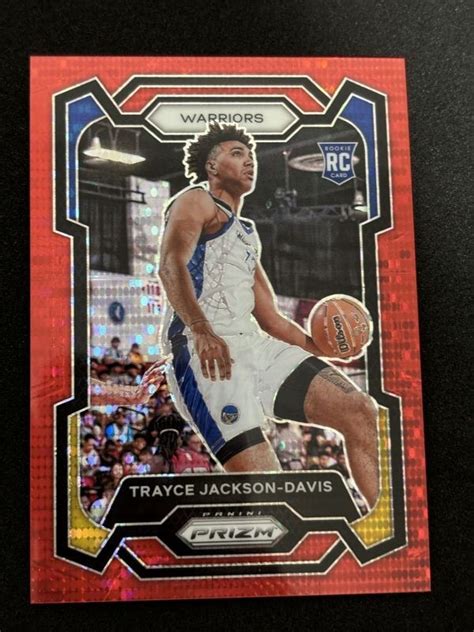 目立った傷や汚れなし2023 24 Panini Prizm Basketball Trayce Jackson Davis Red