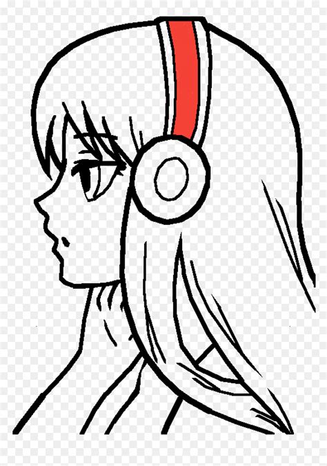 Anime Girl Base With Hair Png Download Girl And Boy Drawing Easy