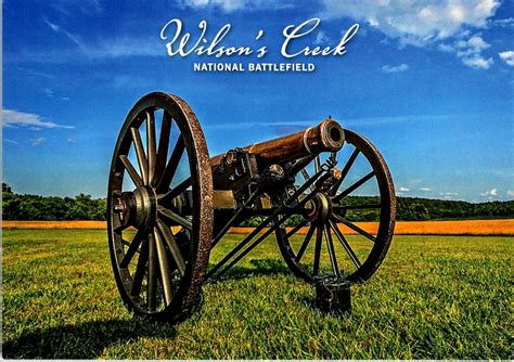 Wilsons Creek National Battlefield Missouri Cannon Civil War Photo Postcard Ebay