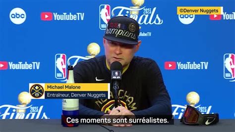 Nuggets Malone Ces Moments Sont Surr Alistes Dailymotion