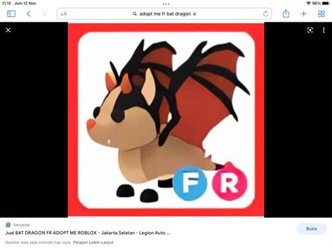 Bat Dragon FR Adopt Me Pet Roblox