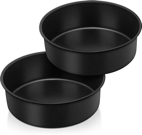 Herogo Cake Tin Set Of Inch Non Stick Round Stainless Steel Cake