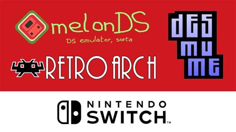 Nintendo DS 3DS Emulation On The Switch MelonDS Desmume RetroArch