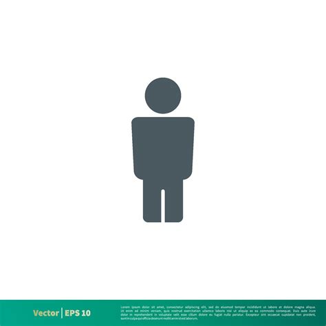 Human Figure Icon Vector Logo Template 41149734 Vector Art At Vecteezy