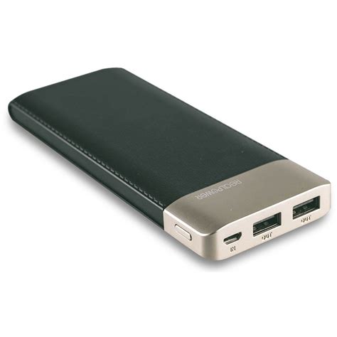 Realpower Powerbank Pb Fashion Mah Schwarz Powerbanks