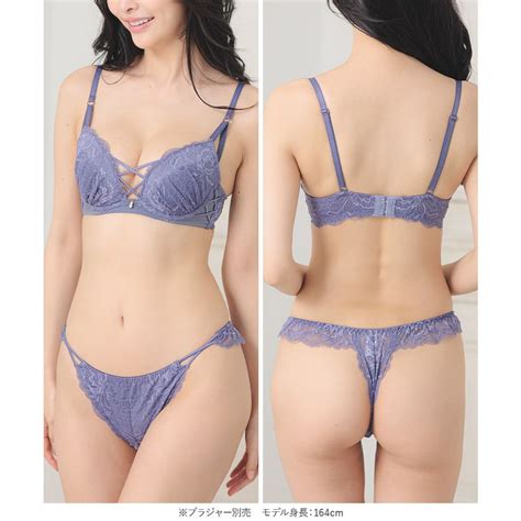 フランデランジェリー fran de lingerie セクシーな編み上げデザインファッションを楽しむ可愛い味方 ワンダーリフトブラ タンガ Tバック タンガ返品不可商品