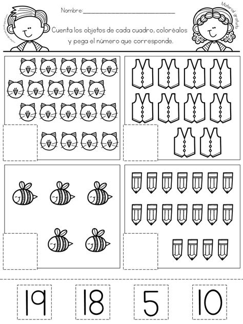 The Printable Worksheet For Numbers 1 10 With Pictures Of Different