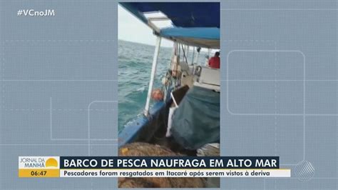 Quatro Pescadores S O Resgatados Ap S Ficarem Deriva Por H Em Alto