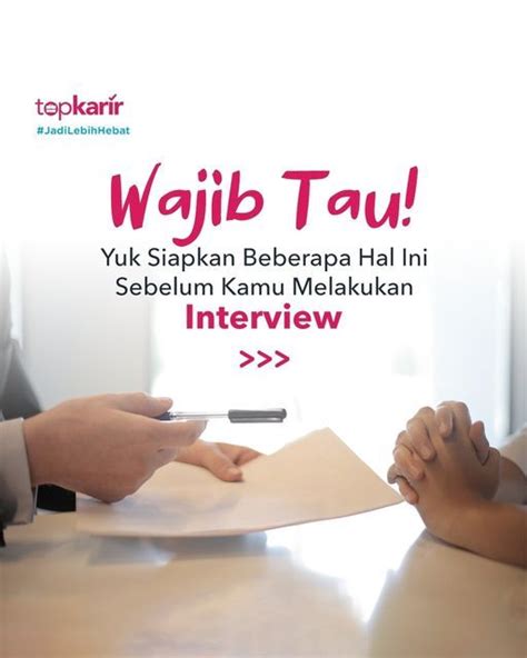 TopKarir Indonesia On Instagram Sudahkah Kamu Melakukan Persiapan