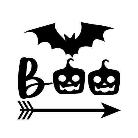 Boo Png, Halloween Png, Halloween silhouettes, Happy Hallowe - Inspire ...