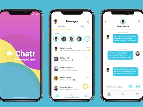 Messaging App Ui Design By Gaddafi Sarker On Dribbble