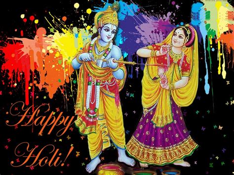 Radha Krishna Holi Wishes Hd Wallpaper Images Happy Holi Wishes