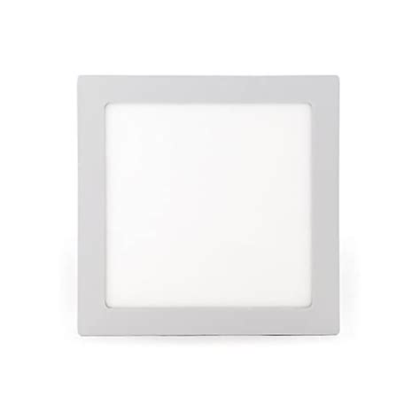 Panel Led Cuadrado De Adosar W Luz Neutra Serlux