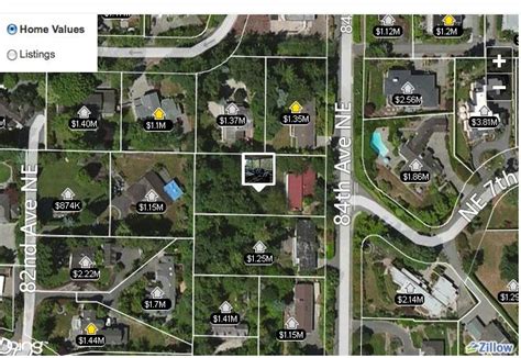 This Birds Eye View Map Shows The Values Of The Homes Surrounding Our