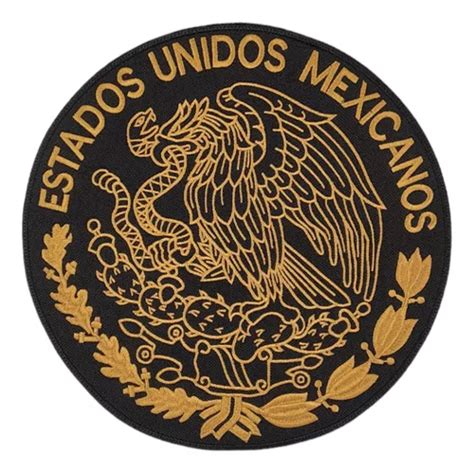 Parche Bordado Escudo Guila De M Xico Cm Meses Sin Inter S