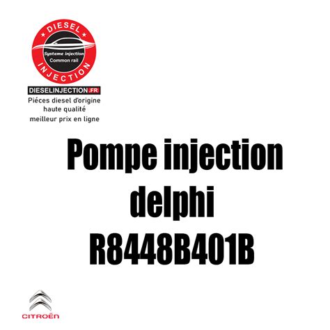 Pompe Haute Pression Delphi R B B Reconditionn E