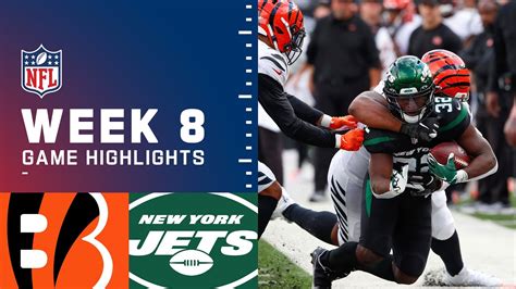 Bengals Vs Jets Week 8 Highlights NFL 2021 Win Big Sports