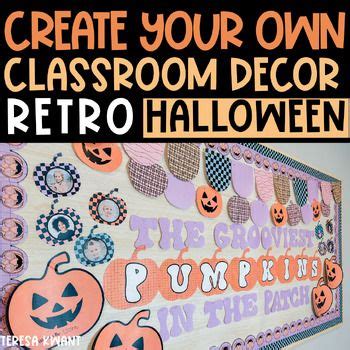 Build Your Own Retro Halloween Bulletin Board Or Door Display