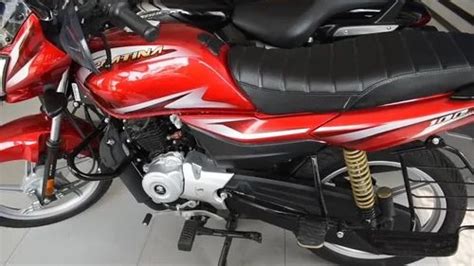 Red And Black Bajaj Platina 100 ES Alloy Bike at Rs 79251 in New Delhi | ID: 27013788312