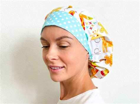 Scrub Cap Style 3 Bouffant Sewing Pattern With Video Instructions