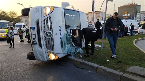 Kocaelide servis ve otobüs çarpıştı 11 yaralı Türkiye Haberleri TV100