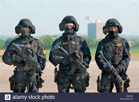 Gsg 9 Of The German Federal Police During Training Stock Photo Royalty