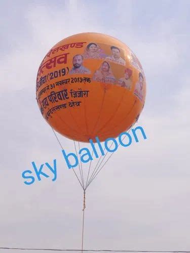 Pvc 10x10 Ft Printed Sky Balloon For Promotional Size 10 Feet At Rs