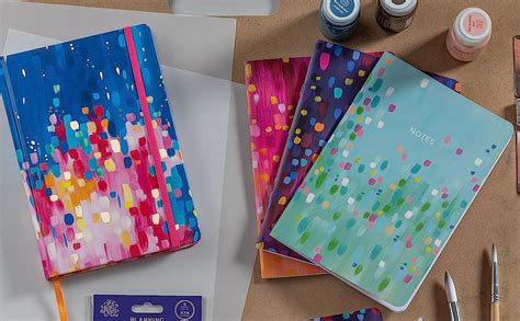 Amazon.com : High Note Notebook Journal Set - Fresh & Colorful, 3 Pack - 64 Lined Pages, 5.75" x ...