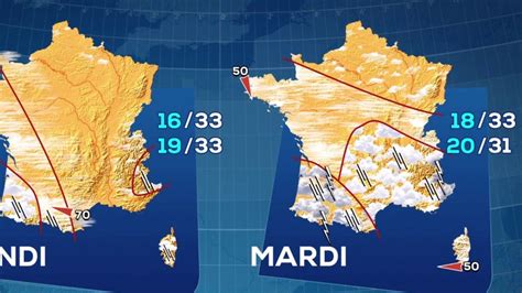 Météo les prévisions de ce dimanche 25 août et les jours suivants