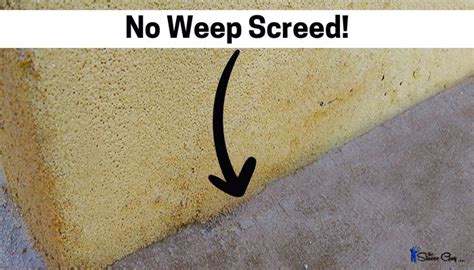 What Is Stucco Weep Screed How Is It Used Off