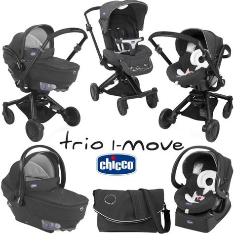 Chicco Poussette Combin E Trio I Move Anthracite Cdiscount